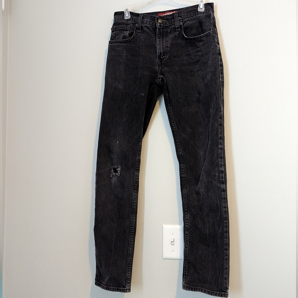 Arizona Original Low Rise Rip Jeans